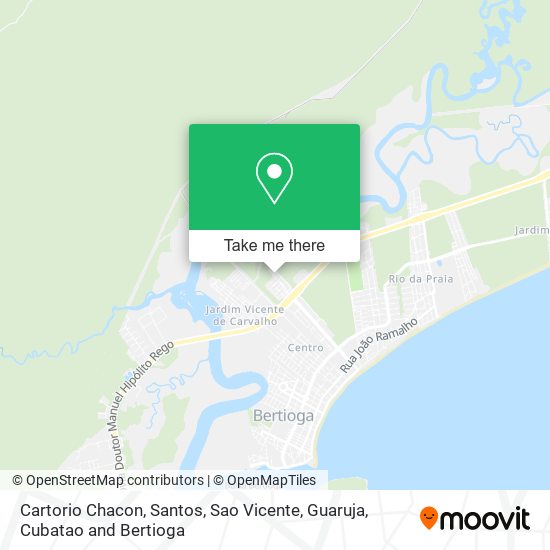 Cartorio Chacon map