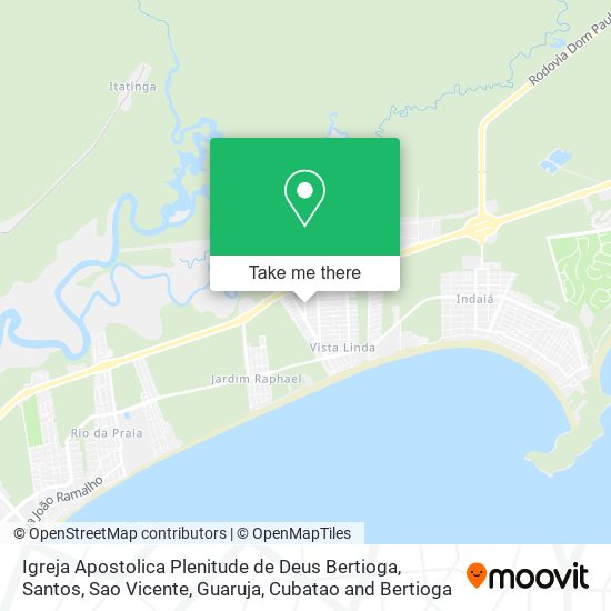 Igreja Apostolica Plenitude de Deus Bertioga map