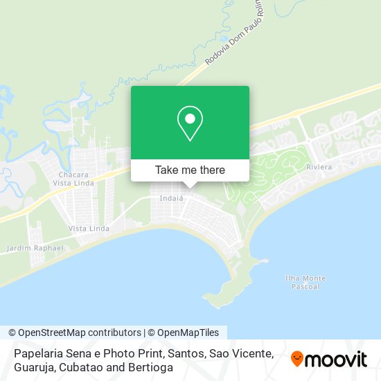 Papelaria Sena e Photo Print map