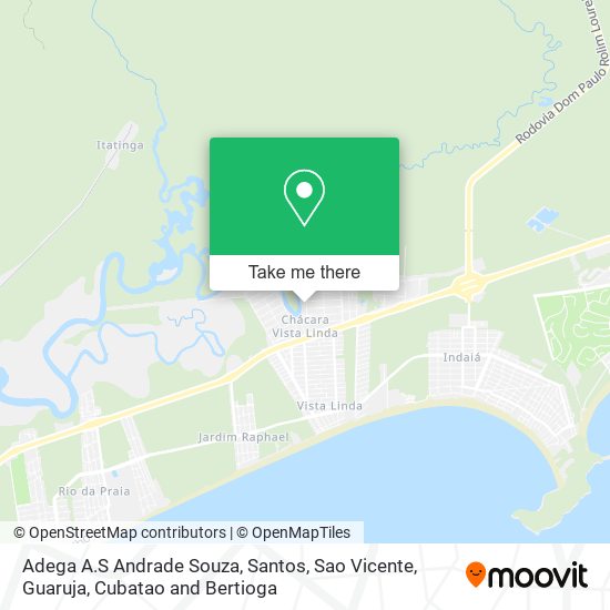Mapa Adega A.S Andrade Souza