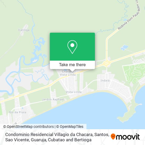 Mapa Condominio Residencial Villagio da Chacara