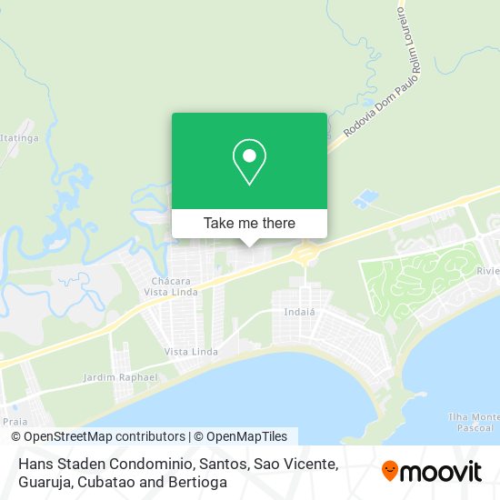 Hans Staden Condominio map