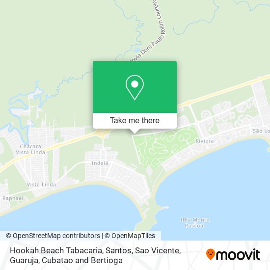 Hookah Beach Tabacaria map