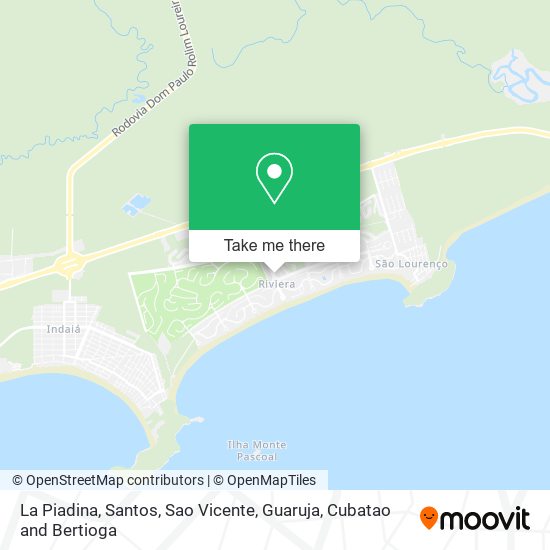 La Piadina map