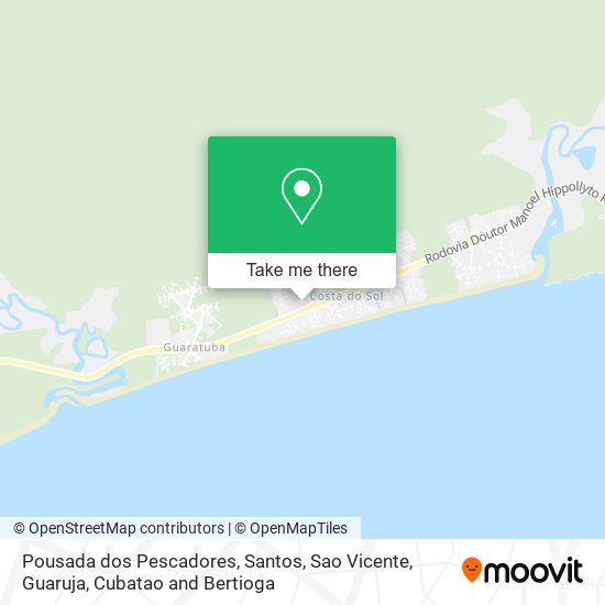 Pousada dos Pescadores map