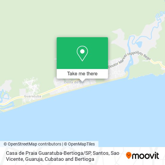 Casa de Praia Guaratuba-Bertioga / SP map
