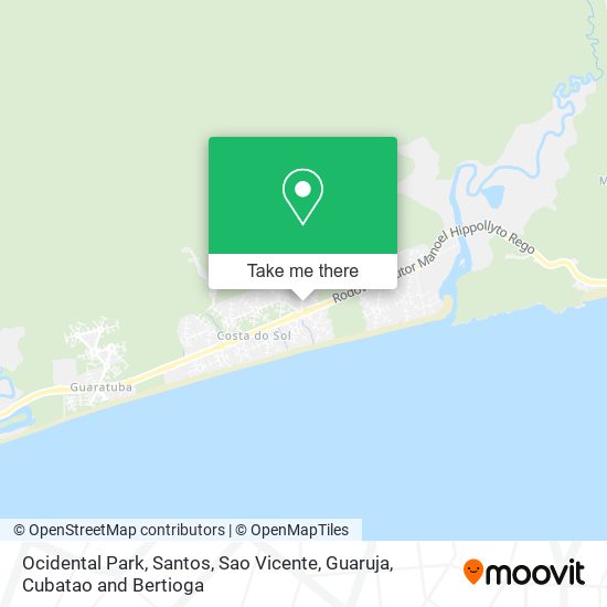 Ocidental Park map