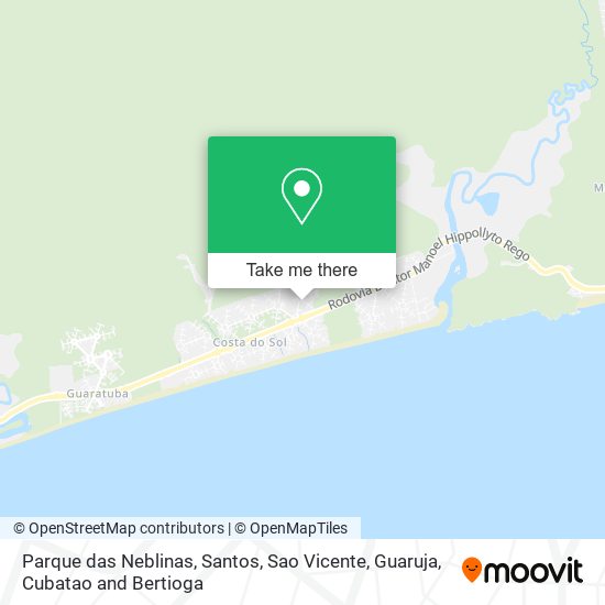 Parque das Neblinas map