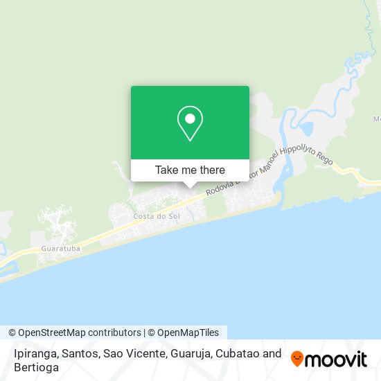 Ipiranga map