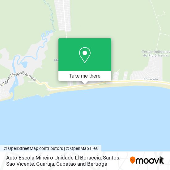Auto Escola Mineiro Unidade Ll Boracéia map