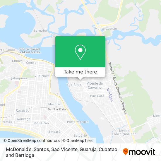 McDonald's map