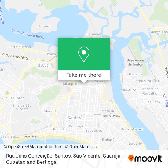 Mapa Rua Júlio Conceição