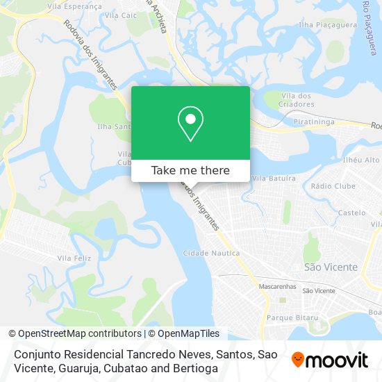 Conjunto Residencial Tancredo Neves map