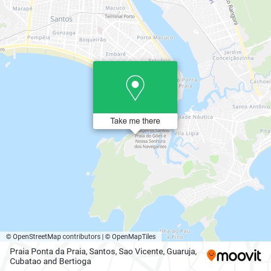 Praia Ponta da Praia map
