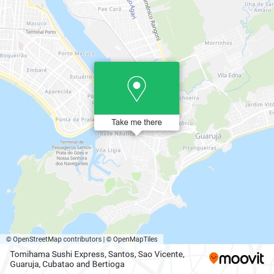 Tomihama Sushi Express map