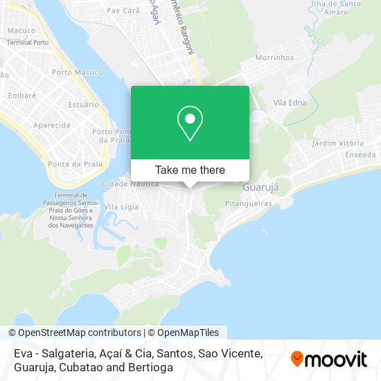 Eva - Salgateria, Açaí & Cia map