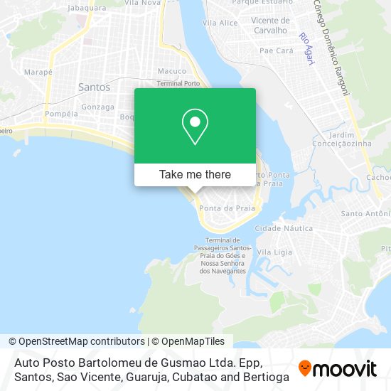 Auto Posto Bartolomeu de Gusmao Ltda. Epp map