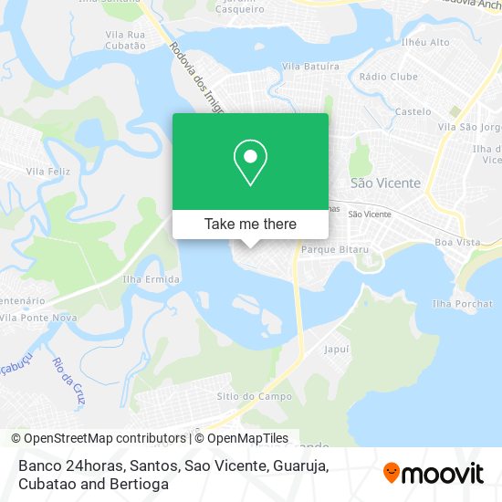 Banco 24horas map