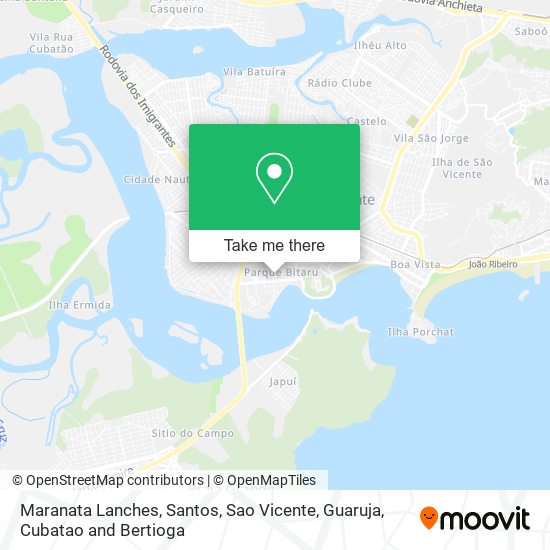 Maranata Lanches map