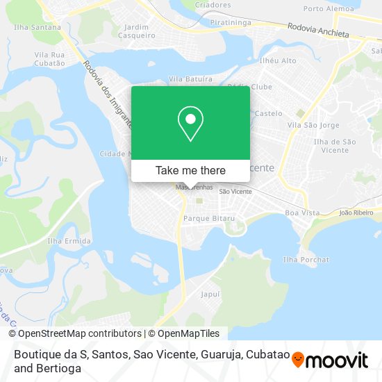 Boutique da S map