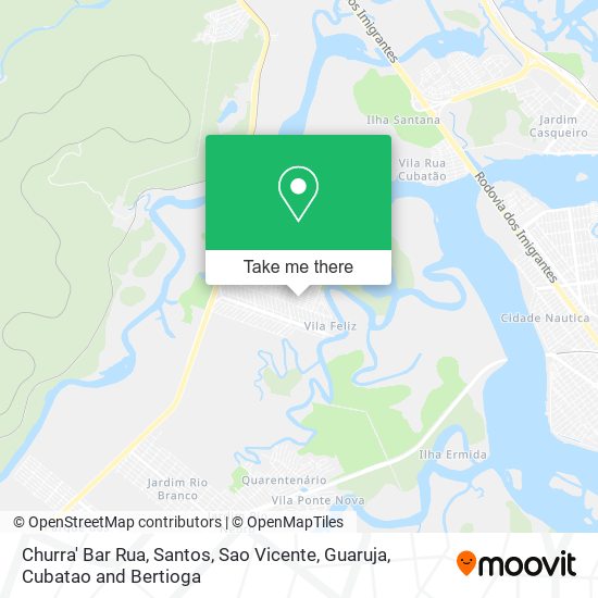 Churra' Bar Rua map