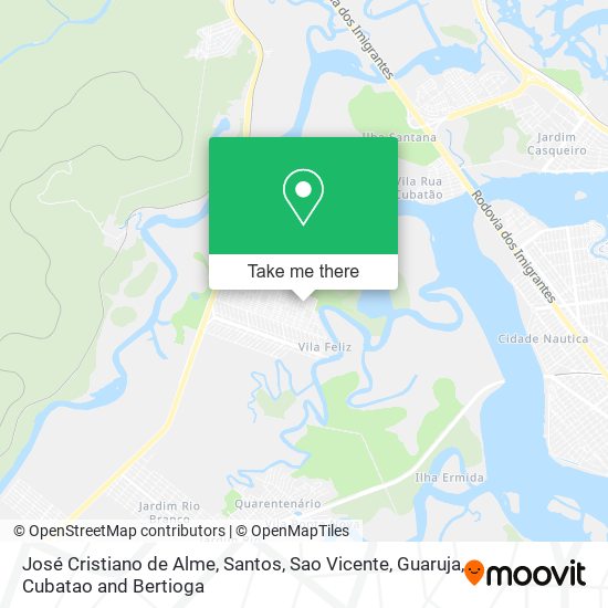 José Cristiano de Alme map