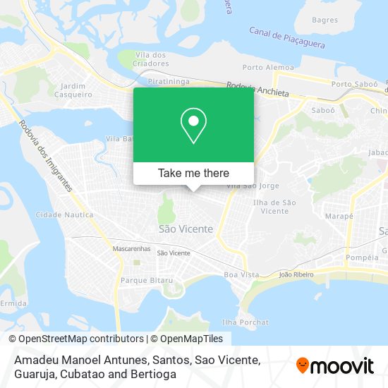 Amadeu Manoel Antunes map
