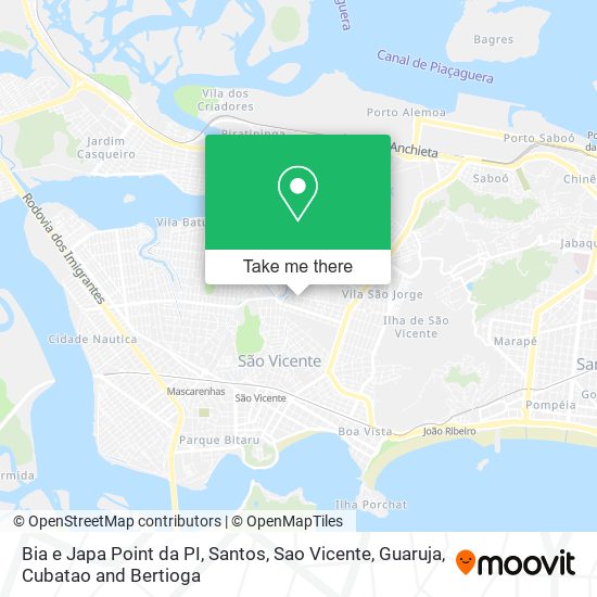 Bia e Japa Point da PI map