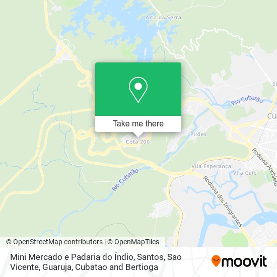 Mini Mercado e Padaria do Índio map