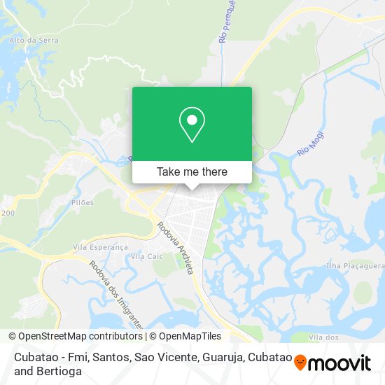 Cubatao - Fmi map