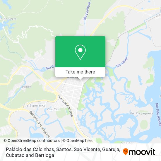 Palácio das Calcinhas map