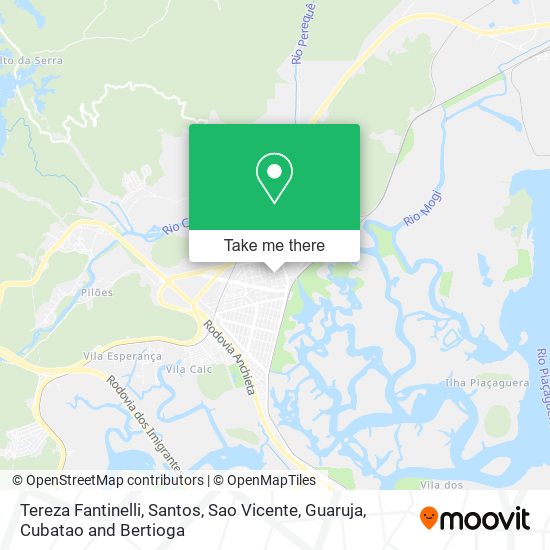 Tereza Fantinelli map