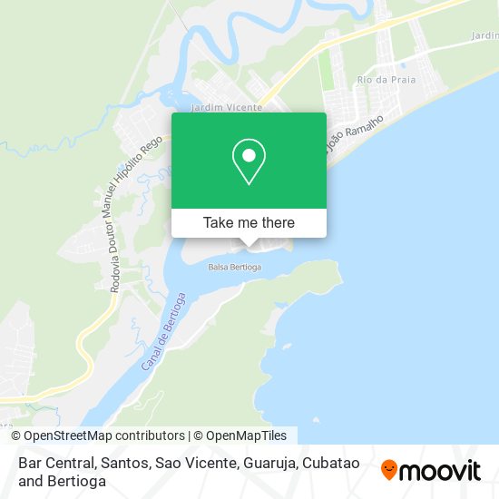 Bar Central map
