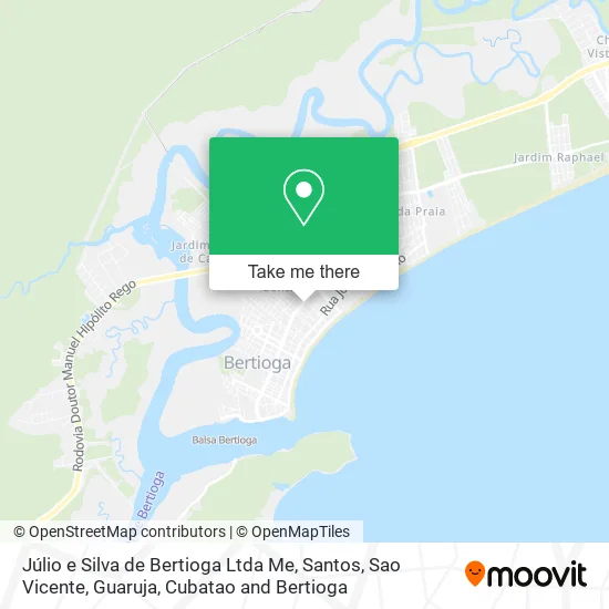 Júlio e Silva de Bertioga Ltda Me map