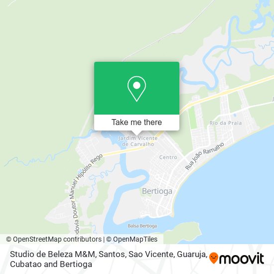 Studio de Beleza M&M map