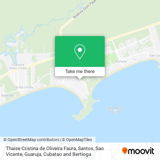 Thaise Cristina de Oliveira Faura map