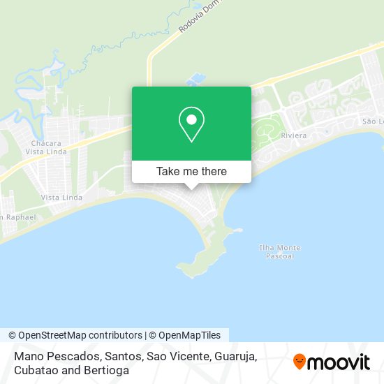 Mano Pescados map