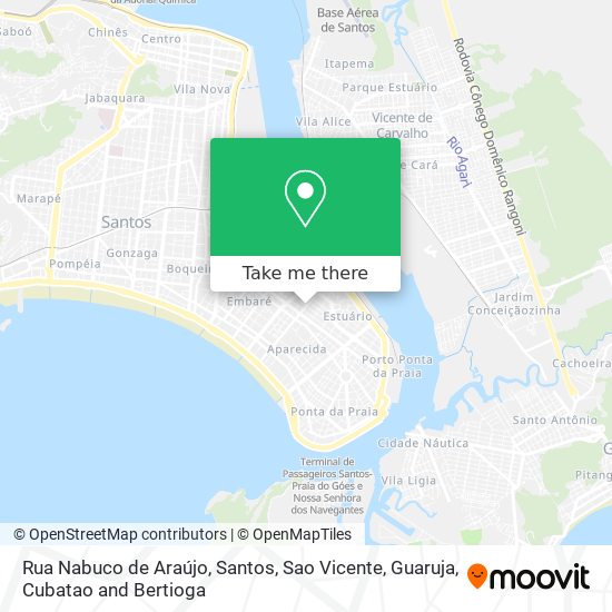 Rua Nabuco de Araújo map