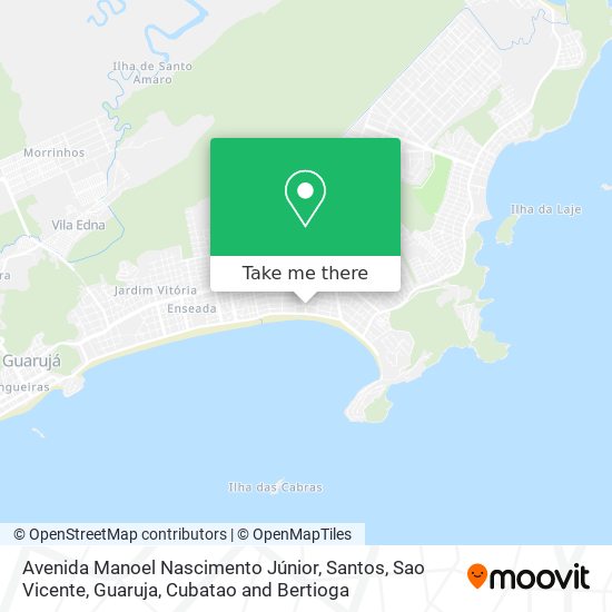 Mapa Avenida Manoel Nascimento Júnior