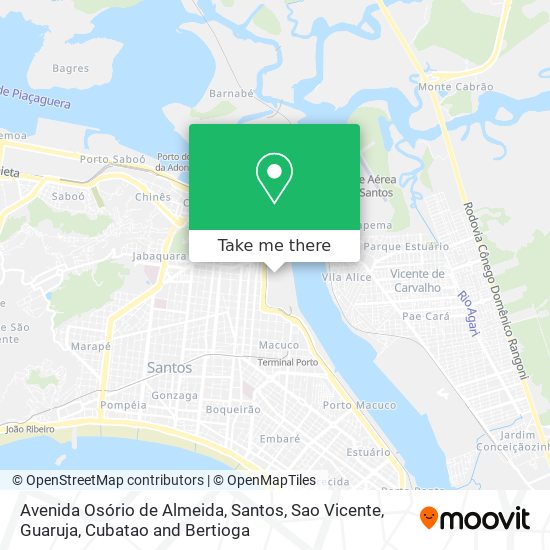 Avenida Osório de Almeida map