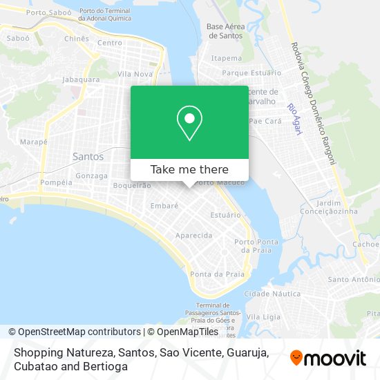 Shopping Natureza map