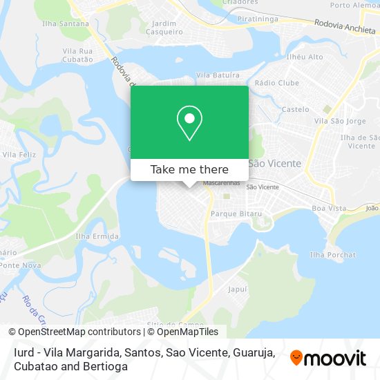 Iurd - Vila Margarida map