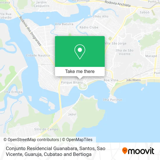 Conjunto Residencial Guanabara map
