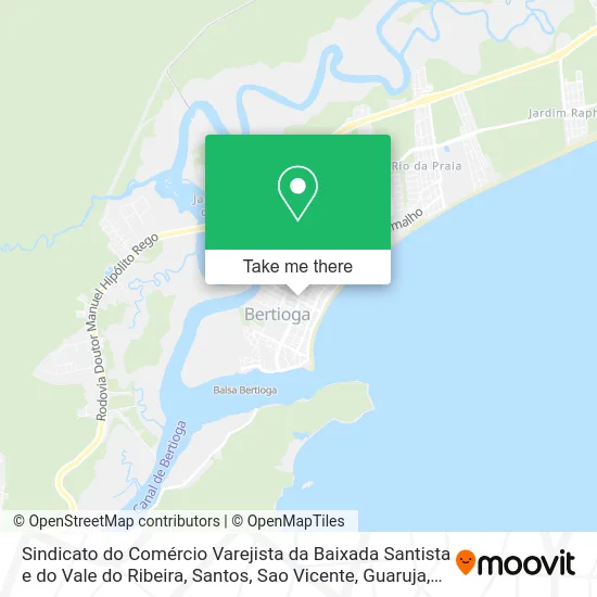 Sindicato do Comércio Varejista da Baixada Santista e do Vale do Ribeira map