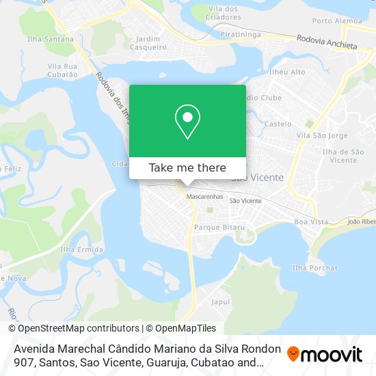Avenida Marechal Cândido Mariano da Silva Rondon 907 map