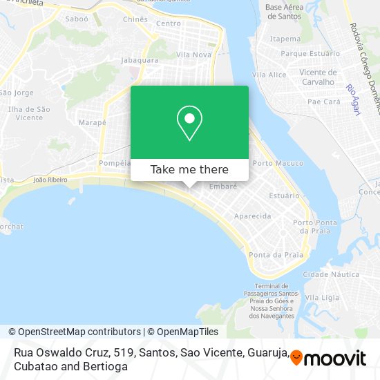 Rua Oswaldo Cruz, 519 map