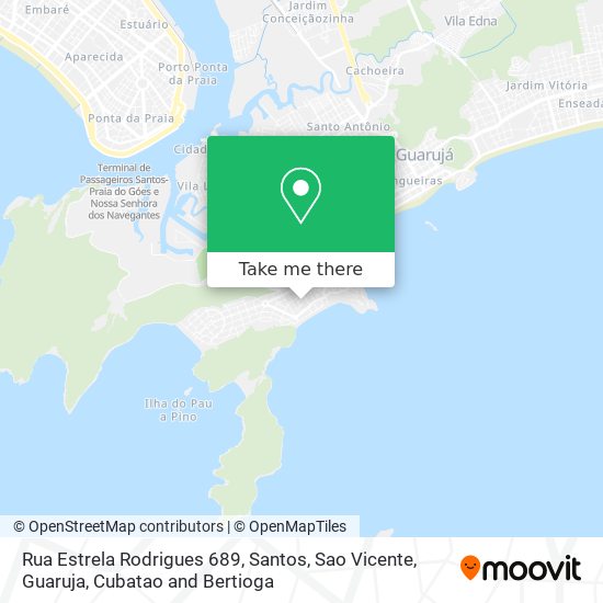 Mapa Rua Estrela Rodrigues 689