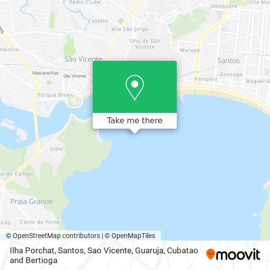 Ilha Porchat map