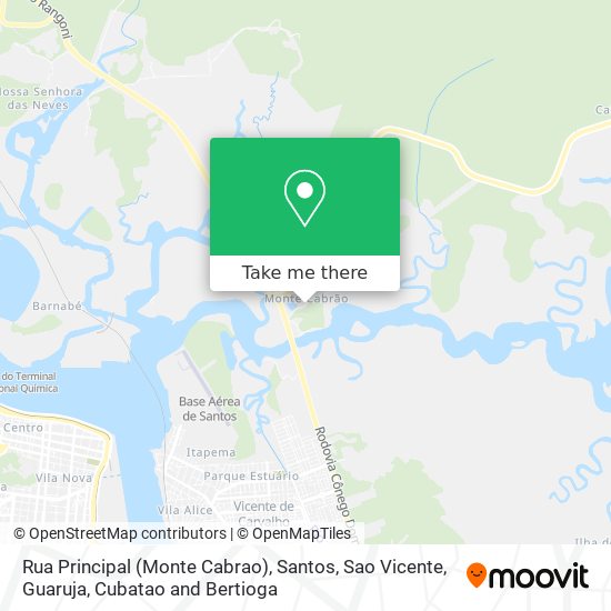 Rua Principal (Monte Cabrao) map