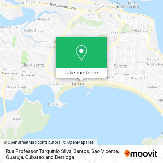 Rua Professor Tarquínio Silva map